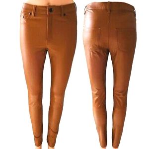 BNWT Copper Tone Faux Leather Pants